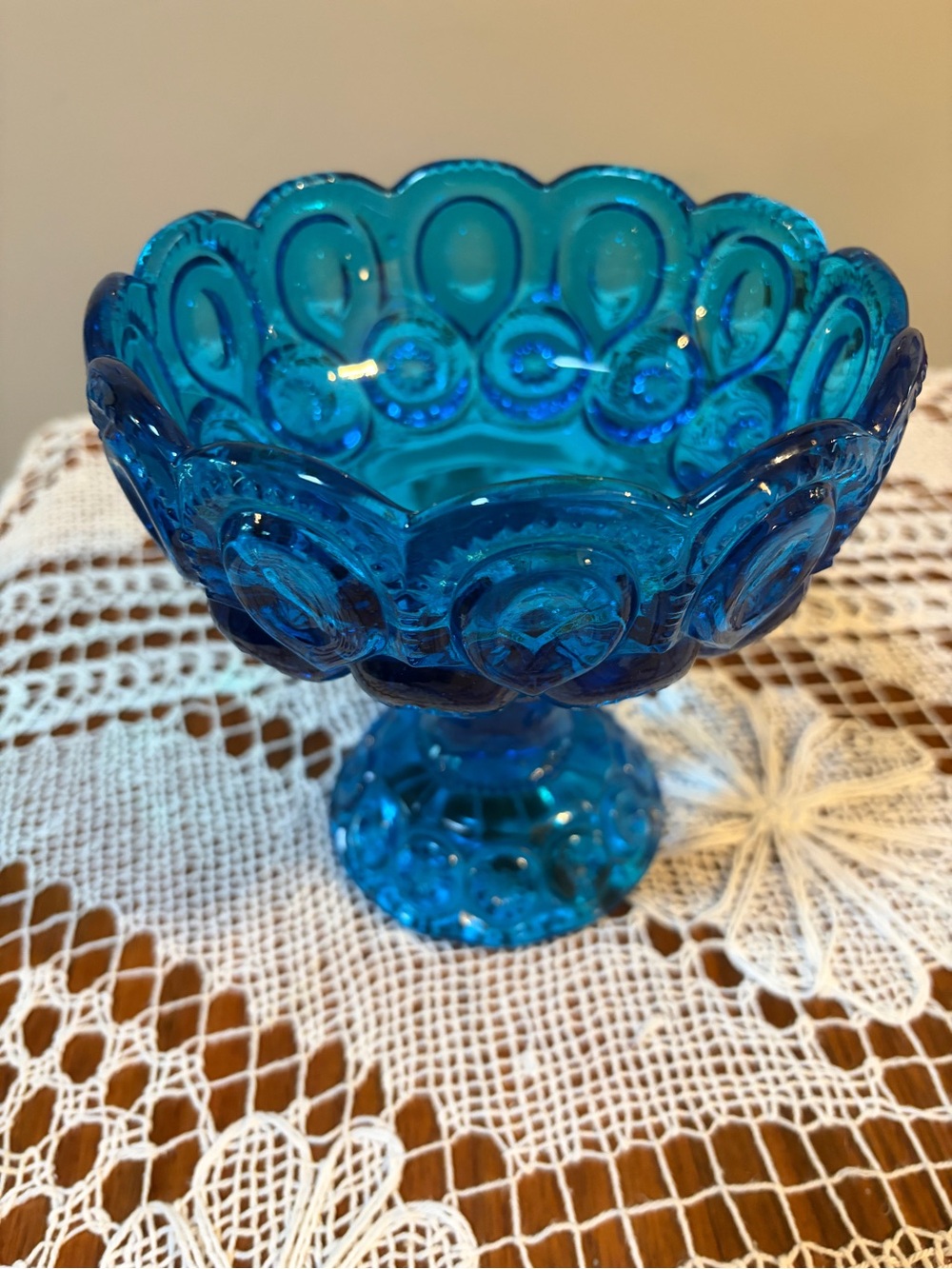 LESmith moon and stars  Pedestal Compote candy dish